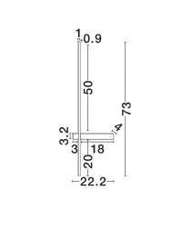 Aplică DANESSA LED 5 W, 220-240 V, 374 lm, 2700-3000K, IP20, dimmabil prin DIP switch, aluminiu, acril și alamă 8