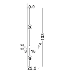 Aplică DANESSA 9 W, 220-240 V, 656 lm, 2700-3000K, IP20, dimmabil prin DIP switch, aluminiu și acril 9