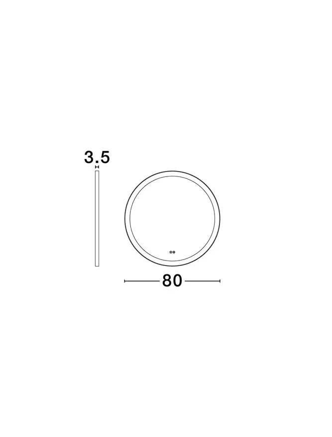Oglindă URAL LED 29 W, 220-240 V, 977 lm, 4000K, IP44, aluminiu și sticlă 7