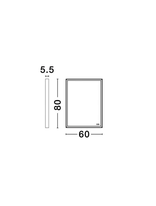 AMBOR LED 38 W, 220-240 V, 2488 lm, 4000K, IP44, aluminiu și sticlă