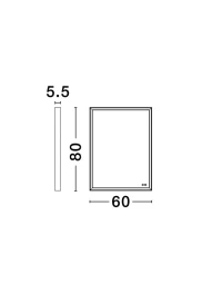 AMBOR LED 37 W, 220-240 V, 1423 lm, 4000K, IP44, aluminiu și sticlă 6