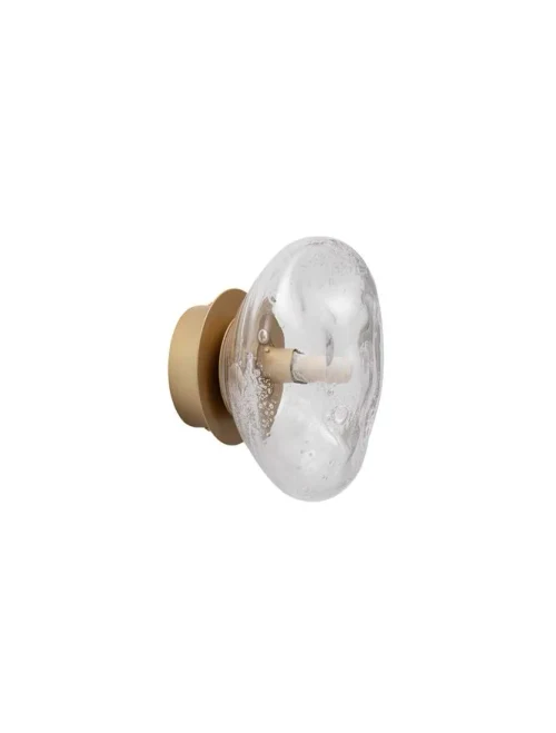 Aplică KING G9, 1x5 W, 100-240 V, IP20, metal, sticlă și alamă D170