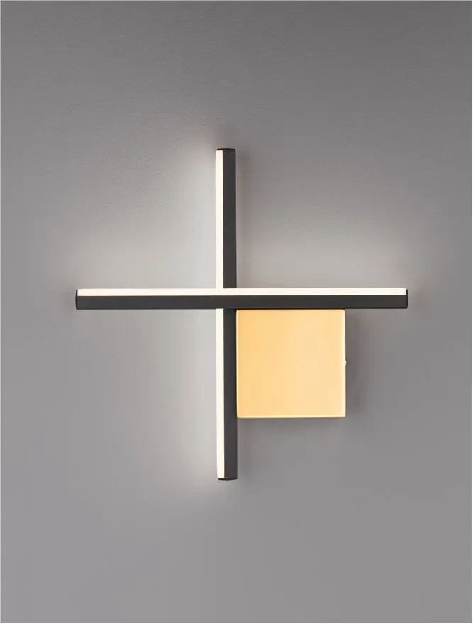 Aplică CROSS LED 10 W, 230 V, 660 lm, 3000K, IP20, aluminiu 3
