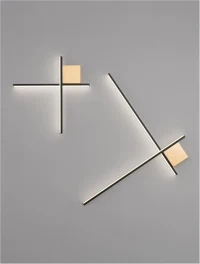 Aplică CROSS LED 15 W, 230 V, 881 lm, 3000K, IP20, dimmabil Triac, aluminiu 10