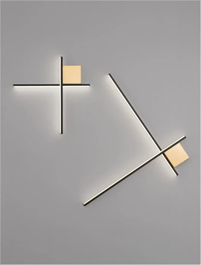 Aplică CROSS LED 15 W, 230 V, 881 lm, 3000K, IP20, dimmabil Triac, aluminiu 10