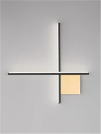 Aplică CROSS LED 15 W, 230 V, 881 lm, 3000K, IP20, dimmabil Triac, aluminiu 3