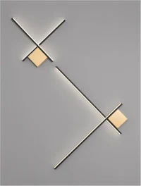 Aplică CROSS LED 15 W, 230 V, 881 lm, 3000K, IP20, dimmabil Triac, aluminiu 9