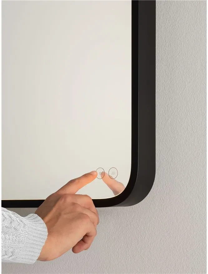 Oglindă SINIA LED 48 W, 220-240 V, 1132 lm, 3000K, IP44, aluminiu și sticlă 6