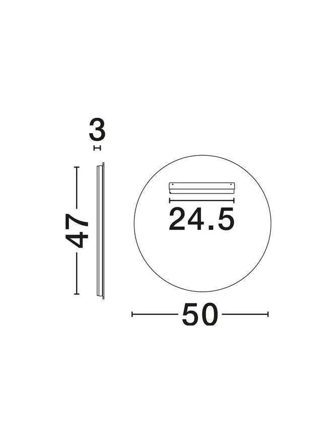 Aplică ALDA LED 27 W, 220-240 V, 651 lm, 3000K, IP44, aluminiu și sticlă 8