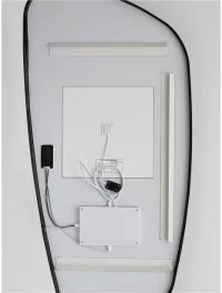Oglindă SINIA LED 53 W, 220-240 V, 1092 lm, 3000K, IP44, aluminiu și sticlă 7