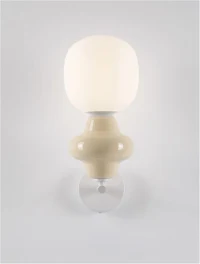 Aplică CLIO E14, 1x5 W, 220-240 V, IP20, ceramică, metal și sticlă