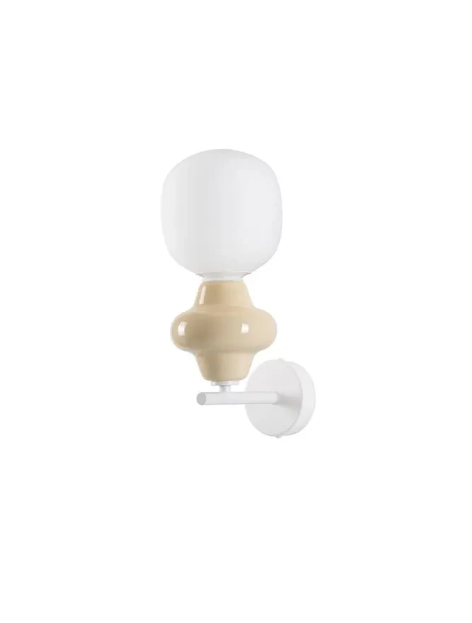 Aplică CLIO E14, 1x5 W, 220-240 V, IP20, ceramică, metal și sticlă 2