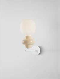 Aplică CLIO E14, 1x5 W, 220-240 V, IP20, ceramică, metal și sticlă 4