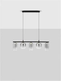 Suspensie AELIA LED 19 W, 220-240 V, 2253 lm, 3000K, IP20, metal și sticlă 4