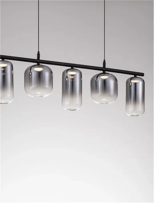 Suspensie AELIA LED 19 W, 220-240 V, 2253 lm, 3000K, IP20, metal și sticlă