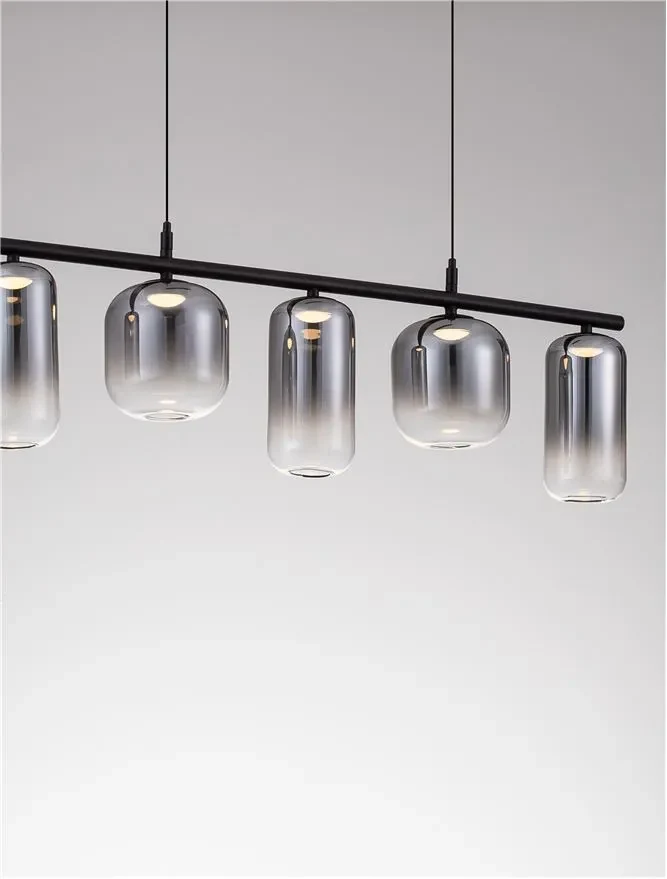 Suspensie AELIA LED 19 W, 220-240 V, 2253 lm, 3000K, IP20, metal și sticlă 5