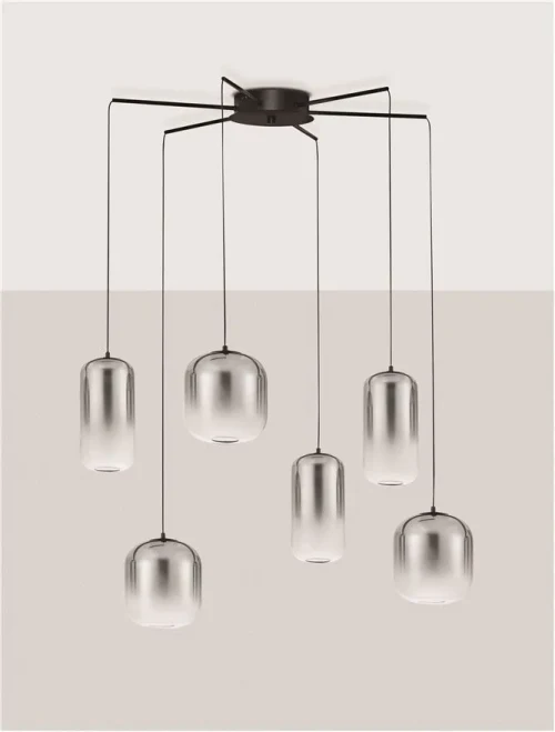 Suspensie AELIA LED 25 W, 220-240 V, 2792 lm, 3000K, IP20, metal și sticlă