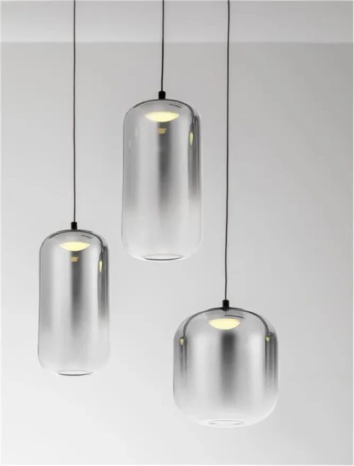 Suspensie AELIA LED 25 W, 220-240 V, 2792 lm, 3000K, IP20, metal și sticlă