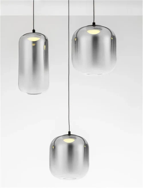Suspensie AELIA LED 25 W, 220-240 V, 2792 lm, 3000K, IP20, metal și sticlă