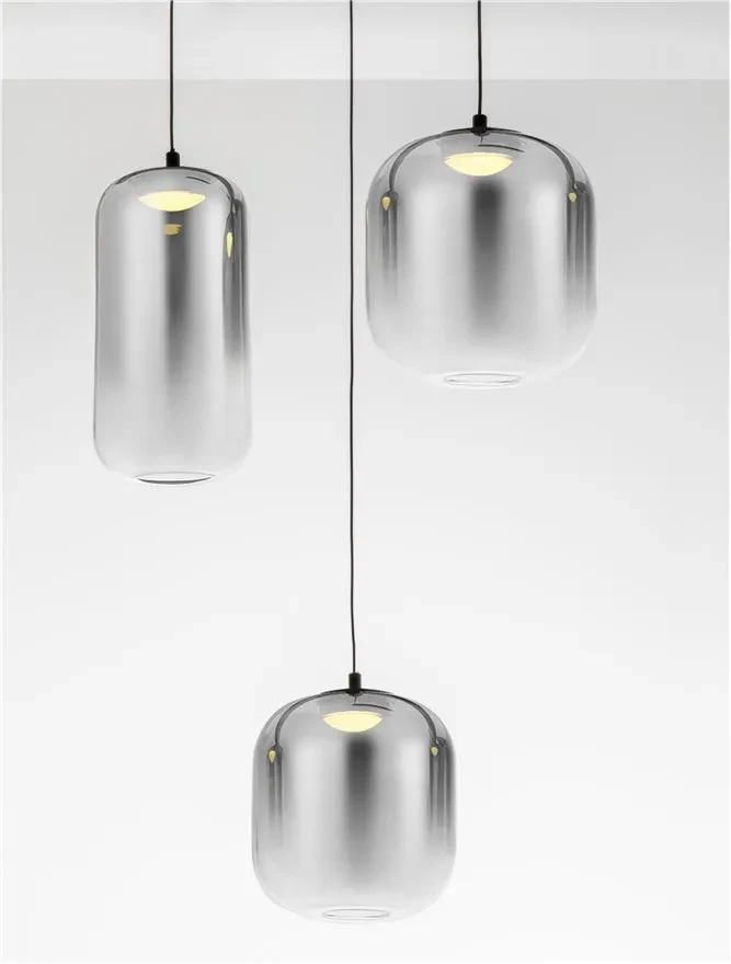 Suspensie AELIA LED 25 W, 220-240 V, 2792 lm, 3000K, IP20, metal și sticlă 6