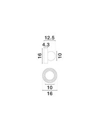 Aplică ORBIQUE G9, 1x5 W, 100-240 V, IP44, sticlă și porcelain 9