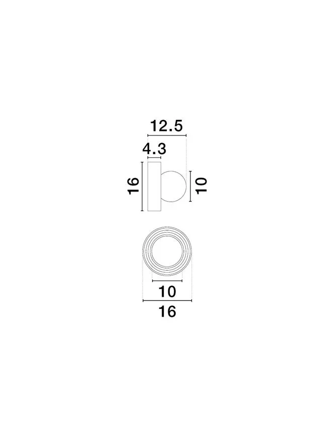 Aplică ORBIQUE G9, 1x5 W, 100-240 V, IP44, sticlă și porcelain 9