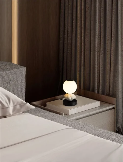 Veioză PALLINA LED 6 W, 220-240 V, 360 lm, 3000K, IP20, dimmabil Triac, ceramică, metal și sticlă