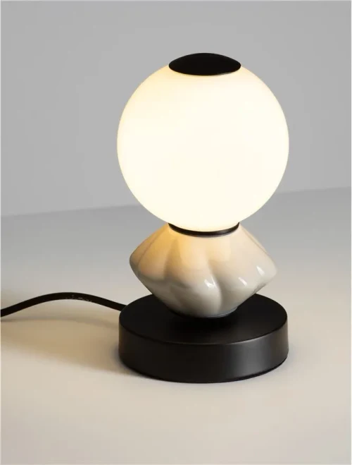 Veioză PALLINA LED 6 W, 220-240 V, 360 lm, 3000K, IP20, dimmabil Triac, ceramică, metal și sticlă