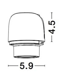 Spot WALL%20WASHER LED 15 W, 220-240 V, 788 lm, 3000K, IP20, UGR <13, CRI ≥98, aluminiu 2