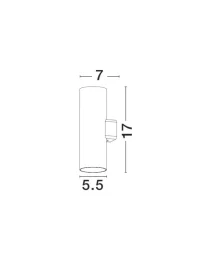 Aplică exterior ALP LED 14 W, 220-240 V, 1200 lm, 4000K, IP54, aluminiu și sticlă 3