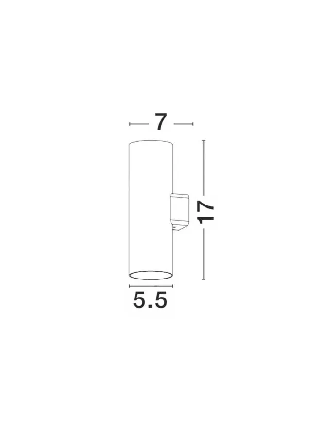 Aplică exterior ALP LED 14 W, 220-240 V, 1200 lm, 4000K, IP54, aluminiu și sticlă 3