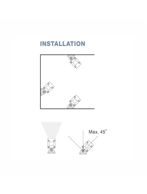 Aplică exterior WALL%20WASHER LED 15 W, 24 V, 746 lm, 3000K, IP67, aluminiu și sticlă