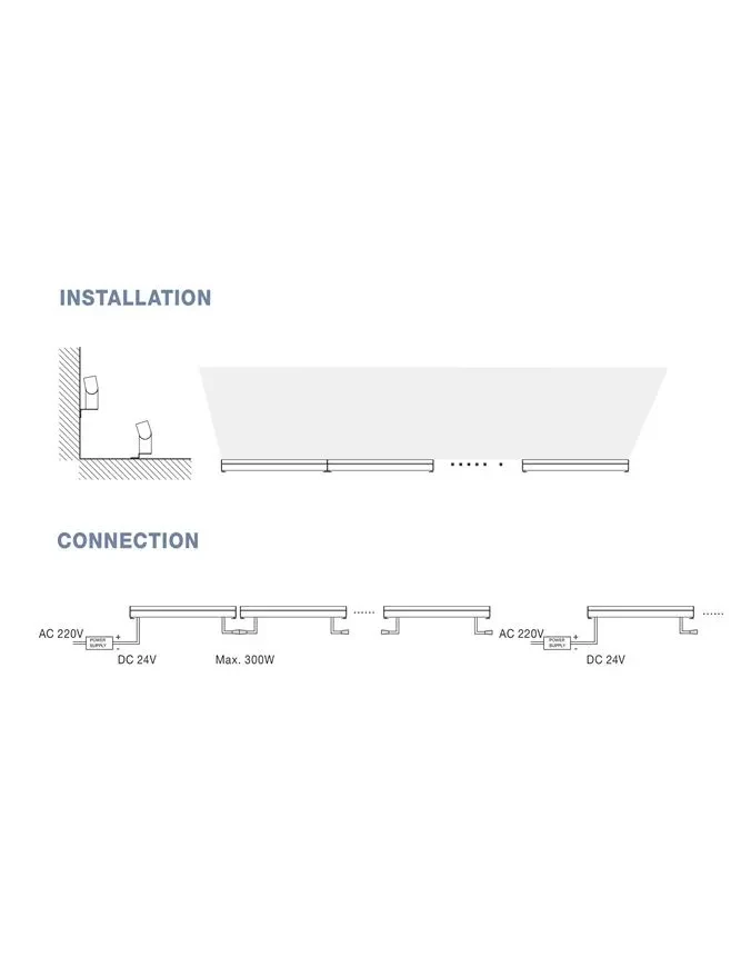 Aplică exterior WALL%20WASHER LED 36 W, 24 V, 3284 lm, 3000K, IP67, aluminiu și sticlă 4
