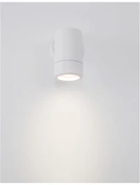 Aplică exterior LIMBIO GU10, 1x7 W, 220-240 V, IP44, sticlă și ABS