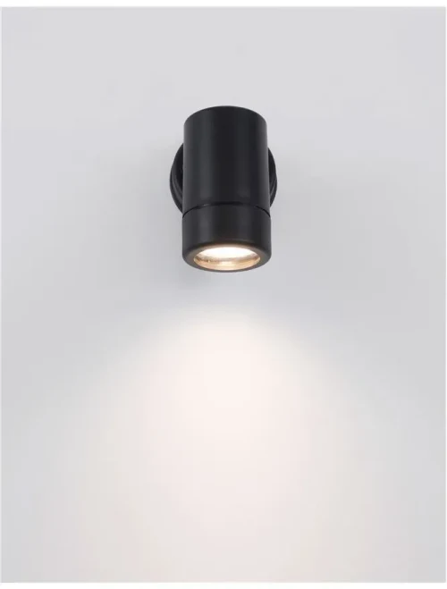 Aplică exterior LIMBIO GU10, 1x7 W, 220-240 V, IP44, sticlă și ABS