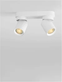 Plafonieră AMECY GU10, 2x10 W, 230 V, IP20, aluminiu 5