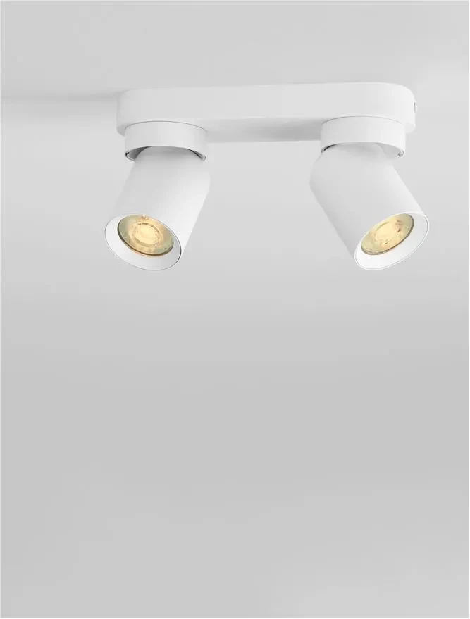 Plafonieră AMECY GU10, 2x10 W, 230 V, IP20, aluminiu 5
