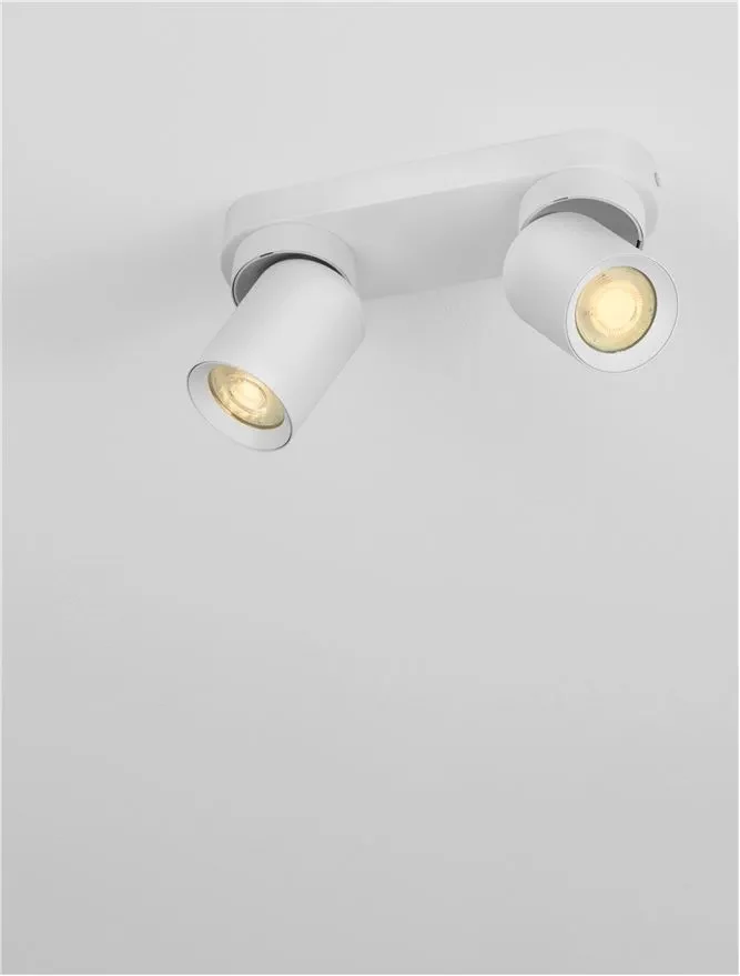 Plafonieră AMECY GU10, 2x10 W, 230 V, IP20, aluminiu 6