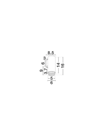 Aplică NESSI GU10, 1x10 W, 100-240 V, IP20, aluminiu 7