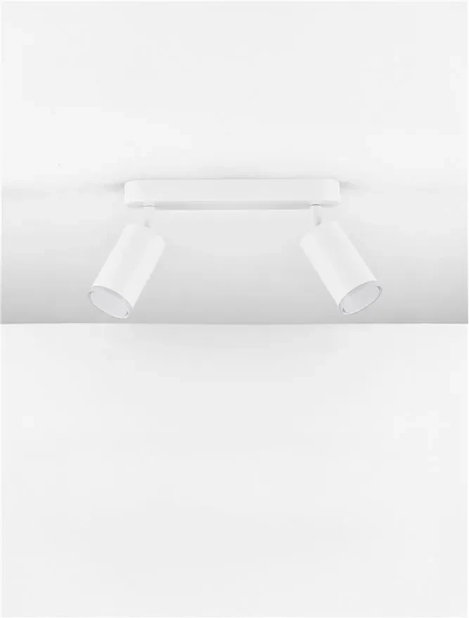 Suspensie MAO GU10, 2x10 W, 100-240 V, IP44, aluminiu și acril 3