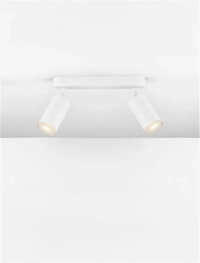 Suspensie MAO GU10, 2x10 W, 100-240 V, IP44, aluminiu și acril 4