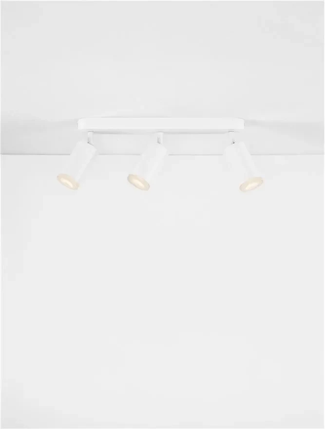 Suspensie MAO GU10, 3x10 W, 100-240 V, IP44, aluminiu și acril 4