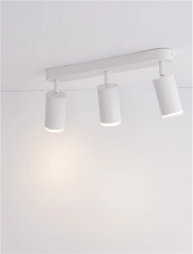 Suspensie MAO GU10, 3x10 W, 100-240 V, IP44, aluminiu și acril 6