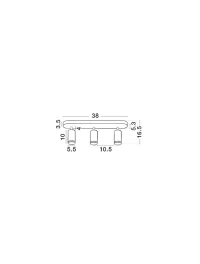 Suspensie MAO GU10, 3x10 W, 100-240 V, IP44, aluminiu și acril 7