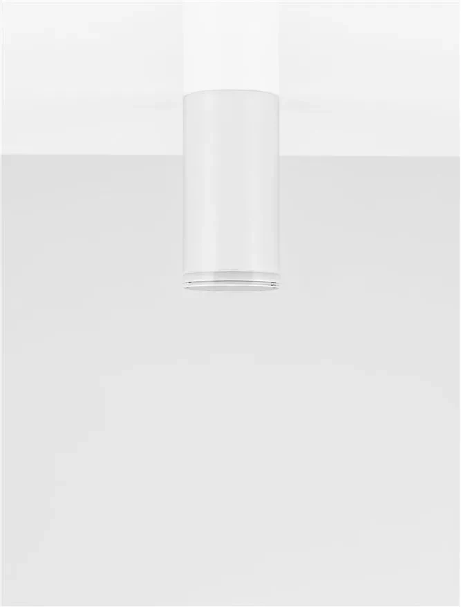 Plafionieră MAO GU10, 1x10 W, 100-240 V, IP44, aluminiu și acril 3
