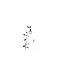 Aplică MOR GU10, 2x10 W, 100-240 V, IP20, aluminiu 7