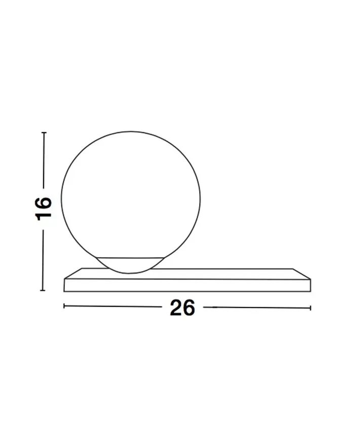 Veioză JULIET E14, compatibil 1x40 W, 230 V, IP20, plastic, metal, sticlă și alamă 3