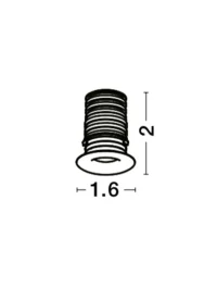 Spot TINY LED 1 W, 3 V 350 mA, 70 lm, 3000K, IP44, aluminiu 5