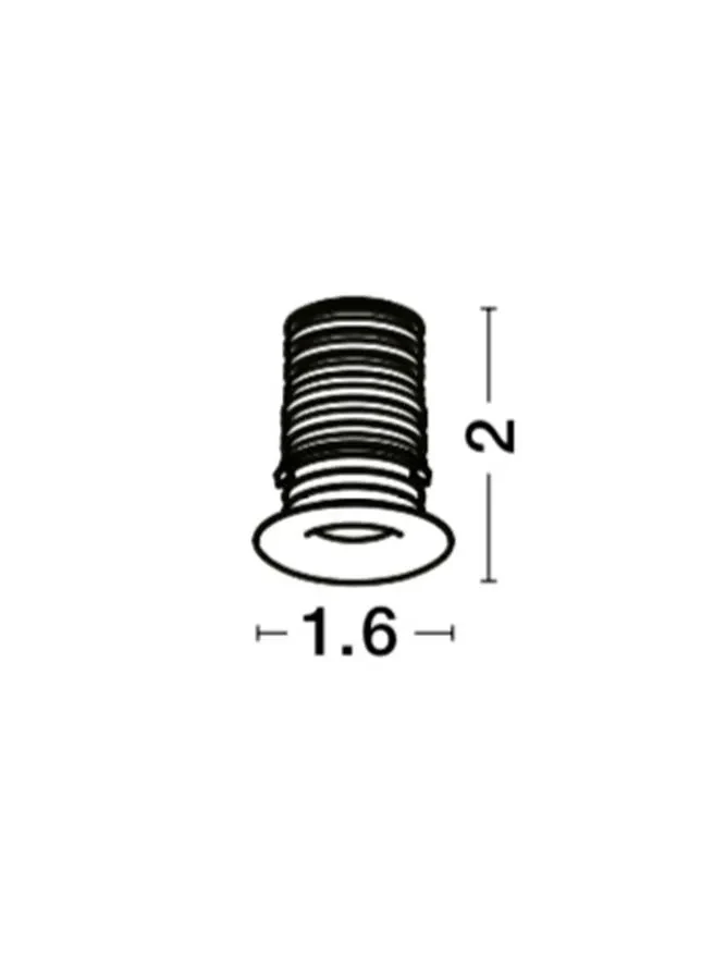 Spot TINY LED 1 W, 3 V 350 mA, 70 lm, 3000K, IP44, aluminiu 5