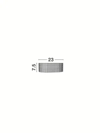 Aplică KINARA LED 6 W, 220-240 V, 390 lm, 3000K, IP20, oțel inoxidabil, aluminiu, acril și oțel 9